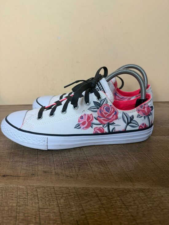 Converse Other - Converse Chuck Taylor All Star OX Shoes Sneakers size 6 youth floral